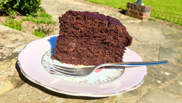 Vegan, wheat and dairy free chocolate cake